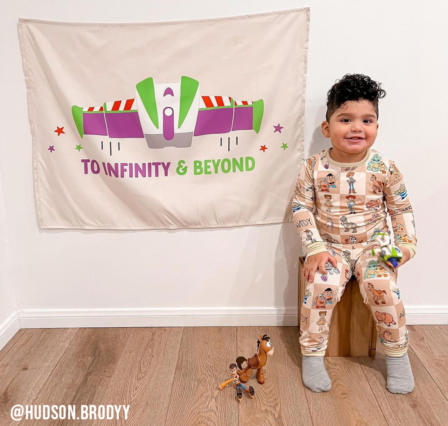 To Infinity & Beyond Banner - Buzz Space Friends Wall Decor