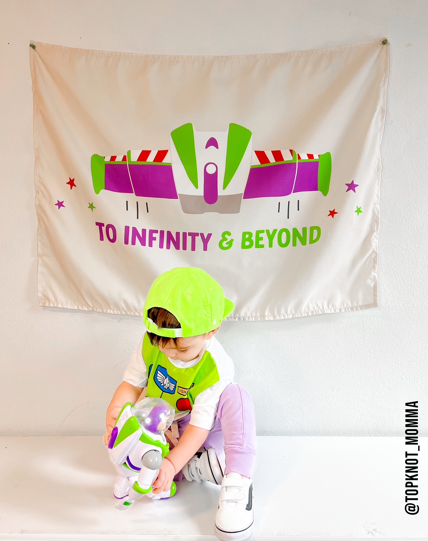 To Infinity & Beyond Banner - Buzz Space Friends Wall Decor