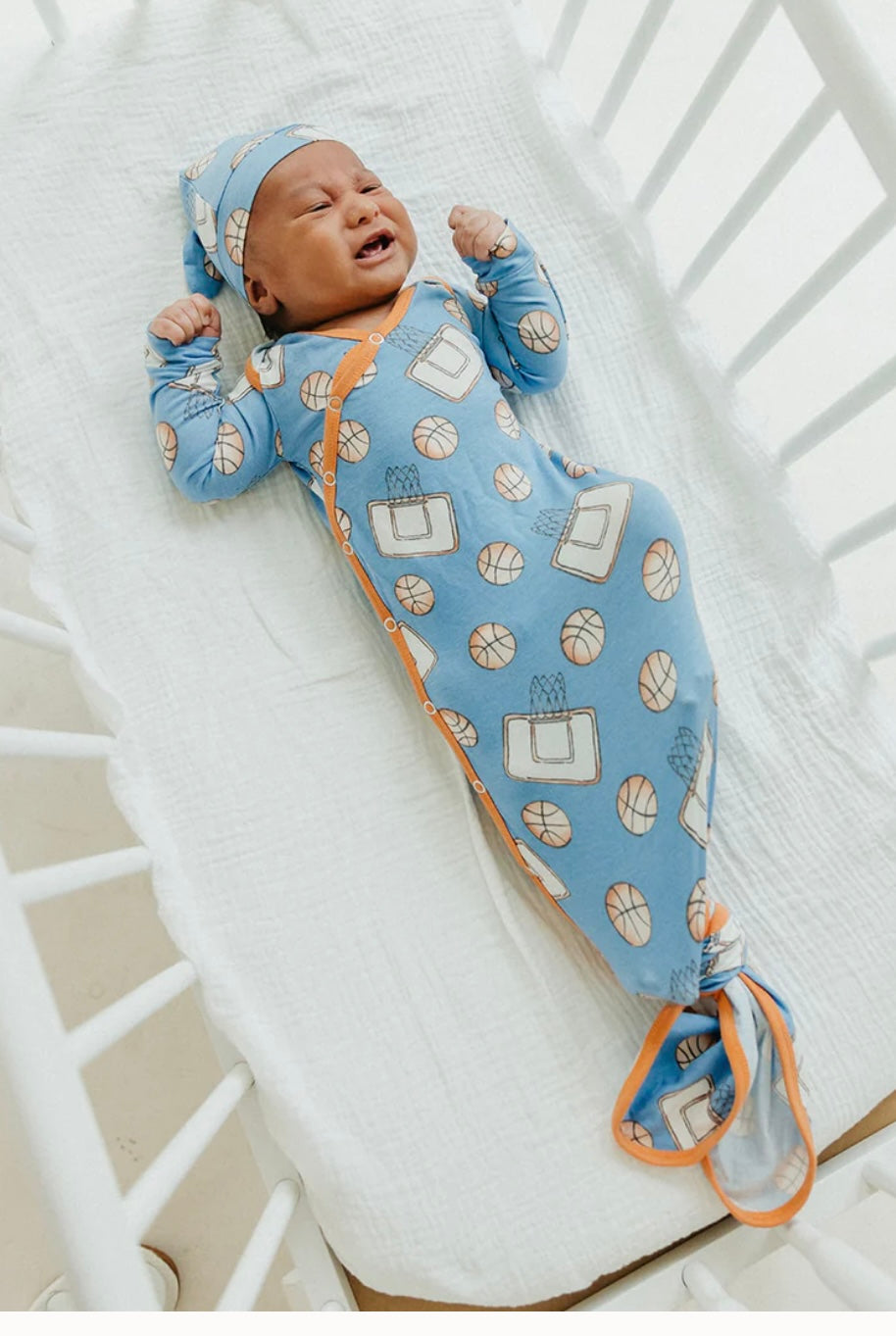Dunk Newborn Knotted Gown