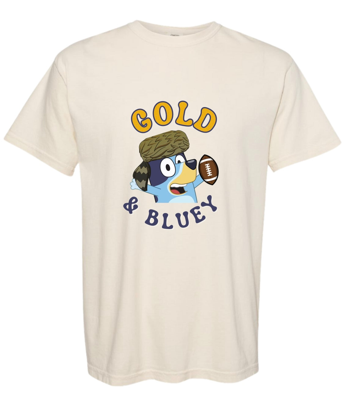 GOLD & BLUE-Y Adult T-Shirt