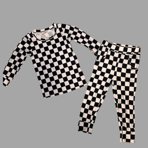 Black & White Checkered Outfit