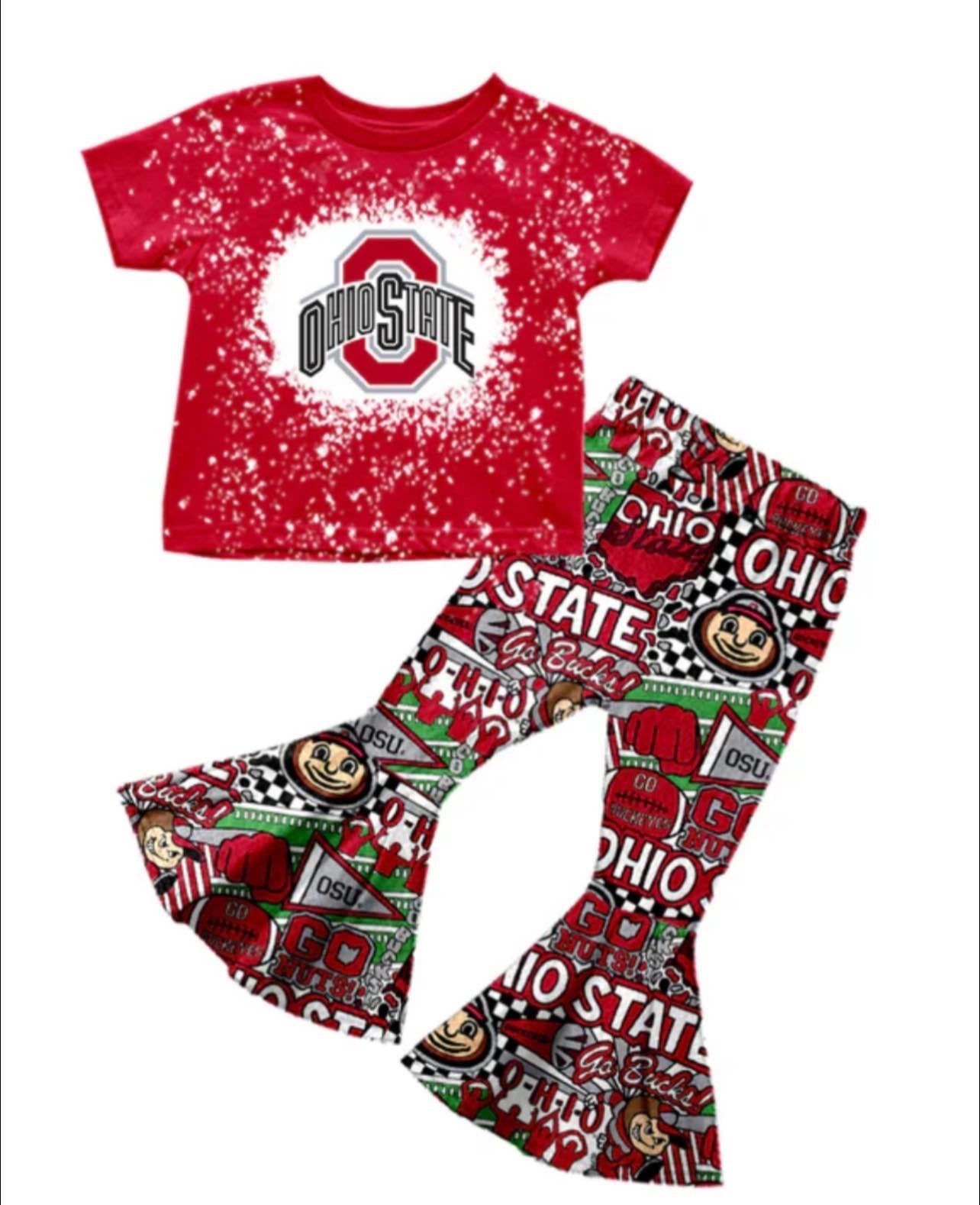 Ohio State Bellbottom Outfit