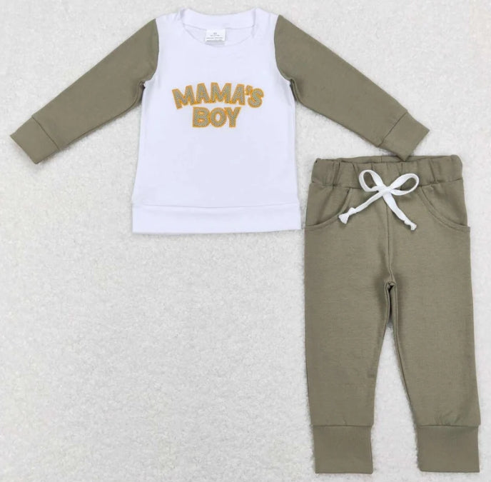 Mama's Boy Long Sleeve Outfit