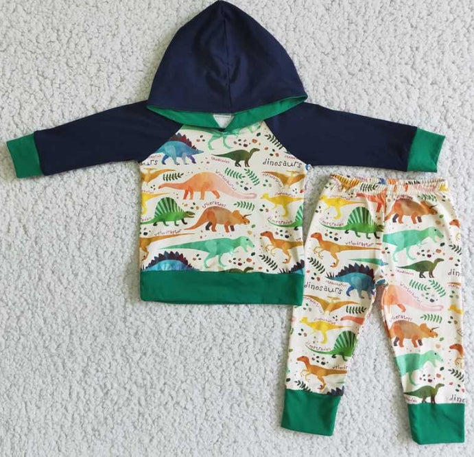Dinosaurs Hooded Boys Outfit
