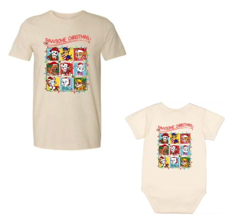 Pawesome Christmas Infant Shirt