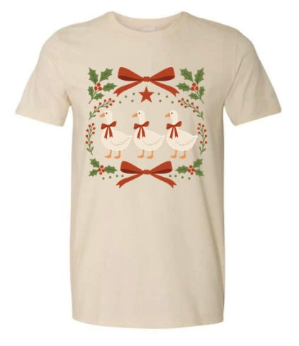 Goosey Christmas Adult T-Shirt