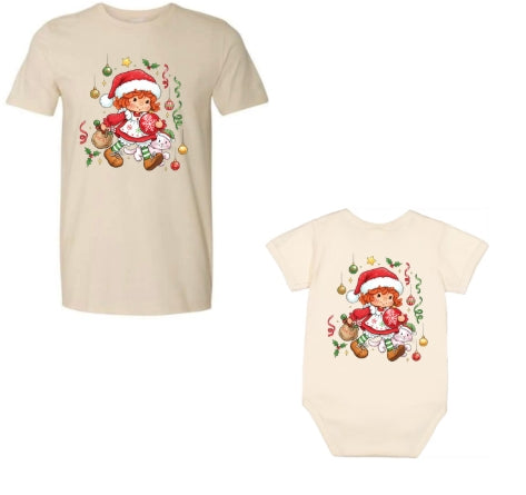 Strawberry Christmas Infant Shirt