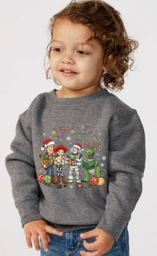 Toy Christmas Toddler Crewneck