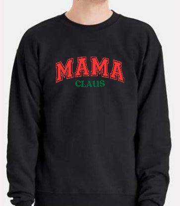 Mama Claus Adult Crewneck