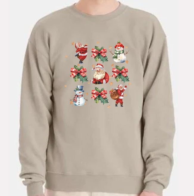 Vintage Christmas Adult Crewneck