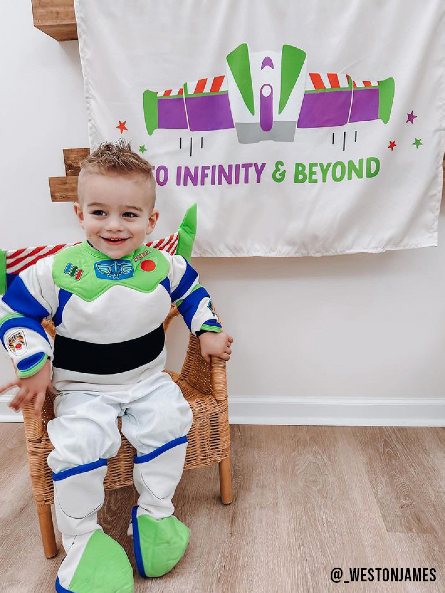 To Infinity & Beyond Banner - Buzz Space Friends Wall Decor