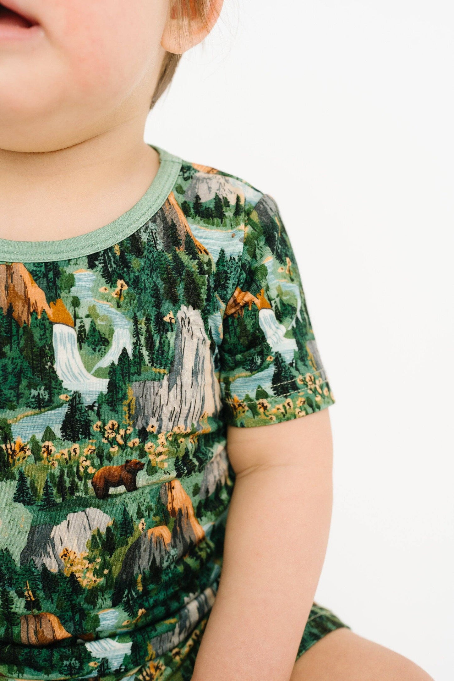 National Park Bamboo Shorts Set