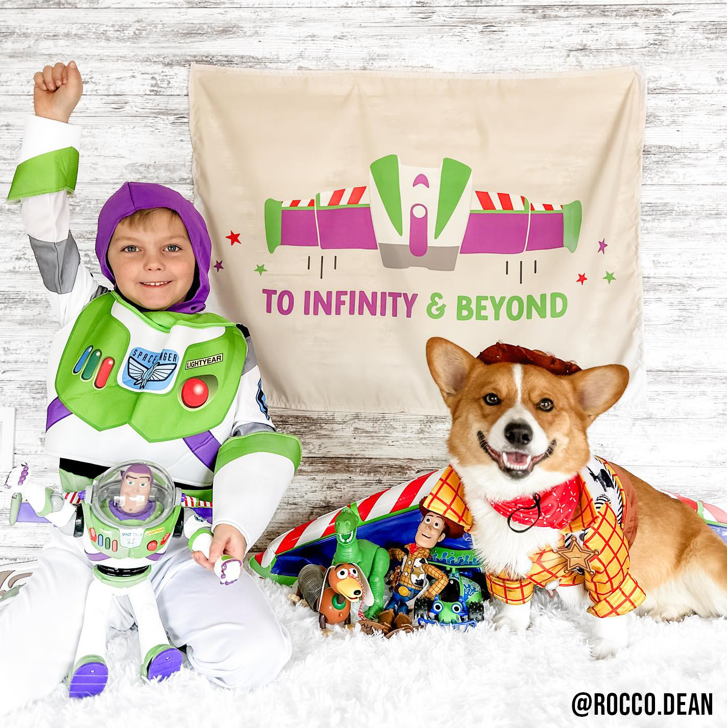 To Infinity & Beyond Banner - Buzz Space Friends Wall Decor