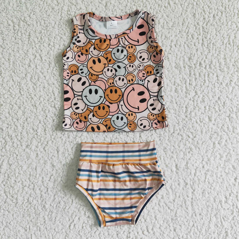 Retro Smiley Bummies Set