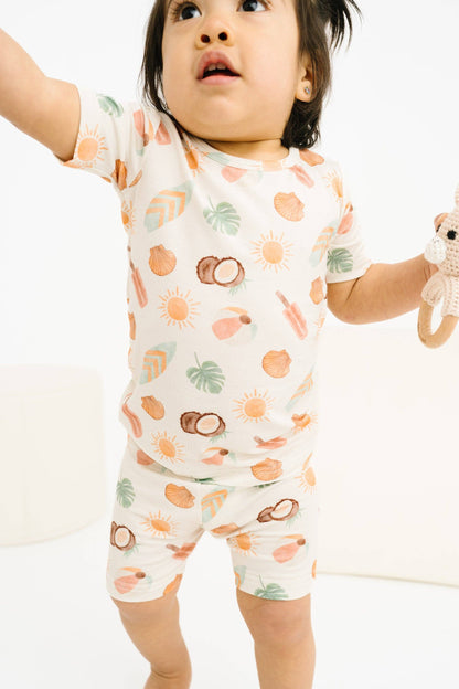 Seaside Stroll Bamboo Shorts Set