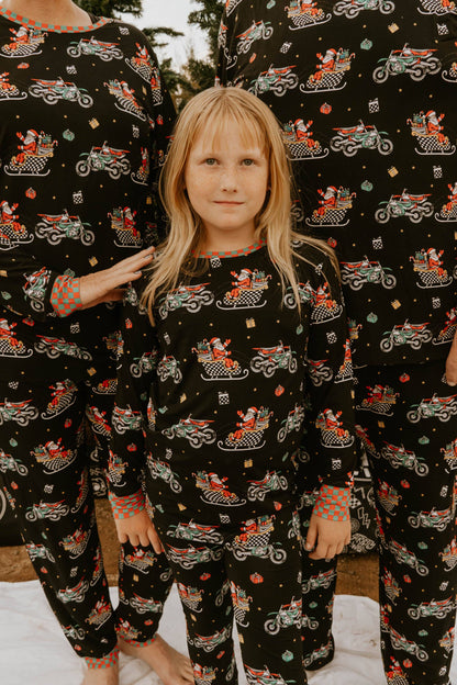 Santas Speedy Sleigh Toddler & Youth Pajamas *PREORDER*