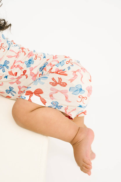 USA Bows Bamboo Shorts Set