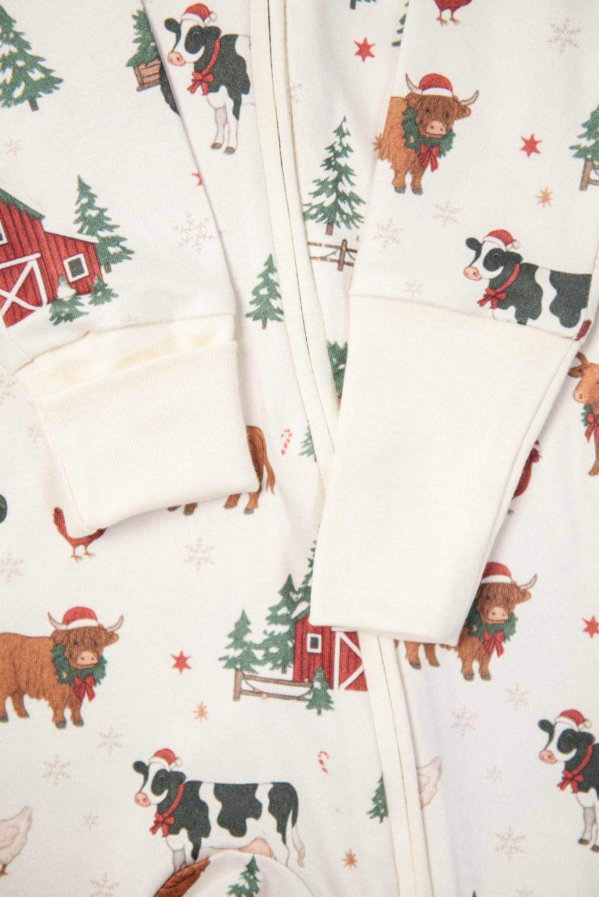 Christmas Barns & Animals Baby Zippy