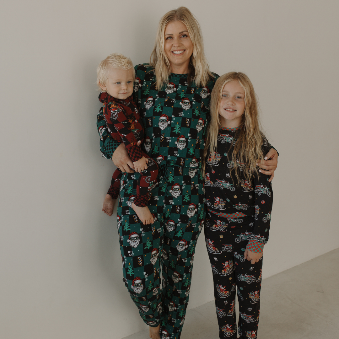 Santas Speedy Sleigh Toddler & Youth Pajamas *PREORDER*