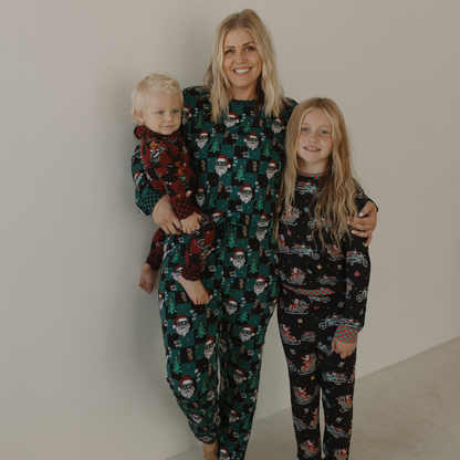 Santas Speedy Sleigh Toddler & Youth Pajamas *PREORDER*