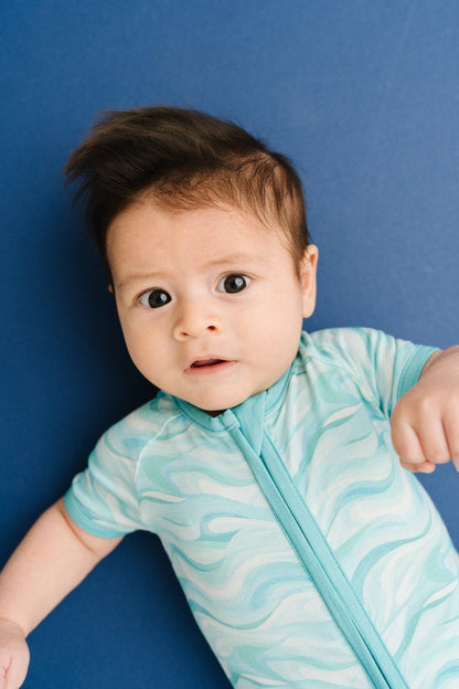 Ocean Breeze Bamboo Short Romper