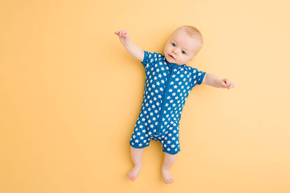 Retro Stars Bamboo Short Romper