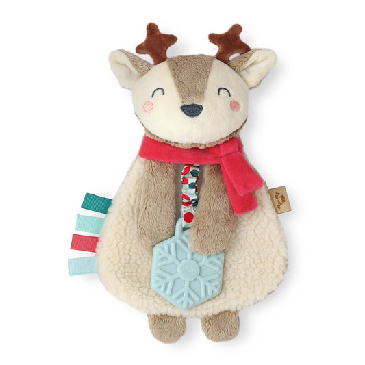 Holiday Reindeer Itzy Lovey™ Plush + Teether Toy
