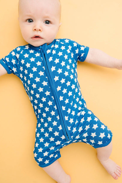 Retro Stars Bamboo Short Romper