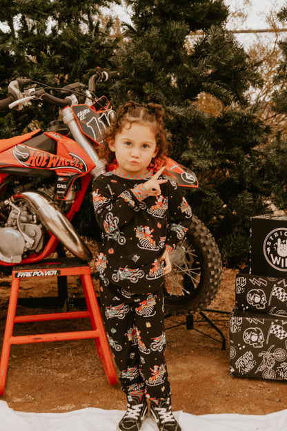 Santas Speedy Sleigh Toddler & Youth Pajamas *PREORDER*