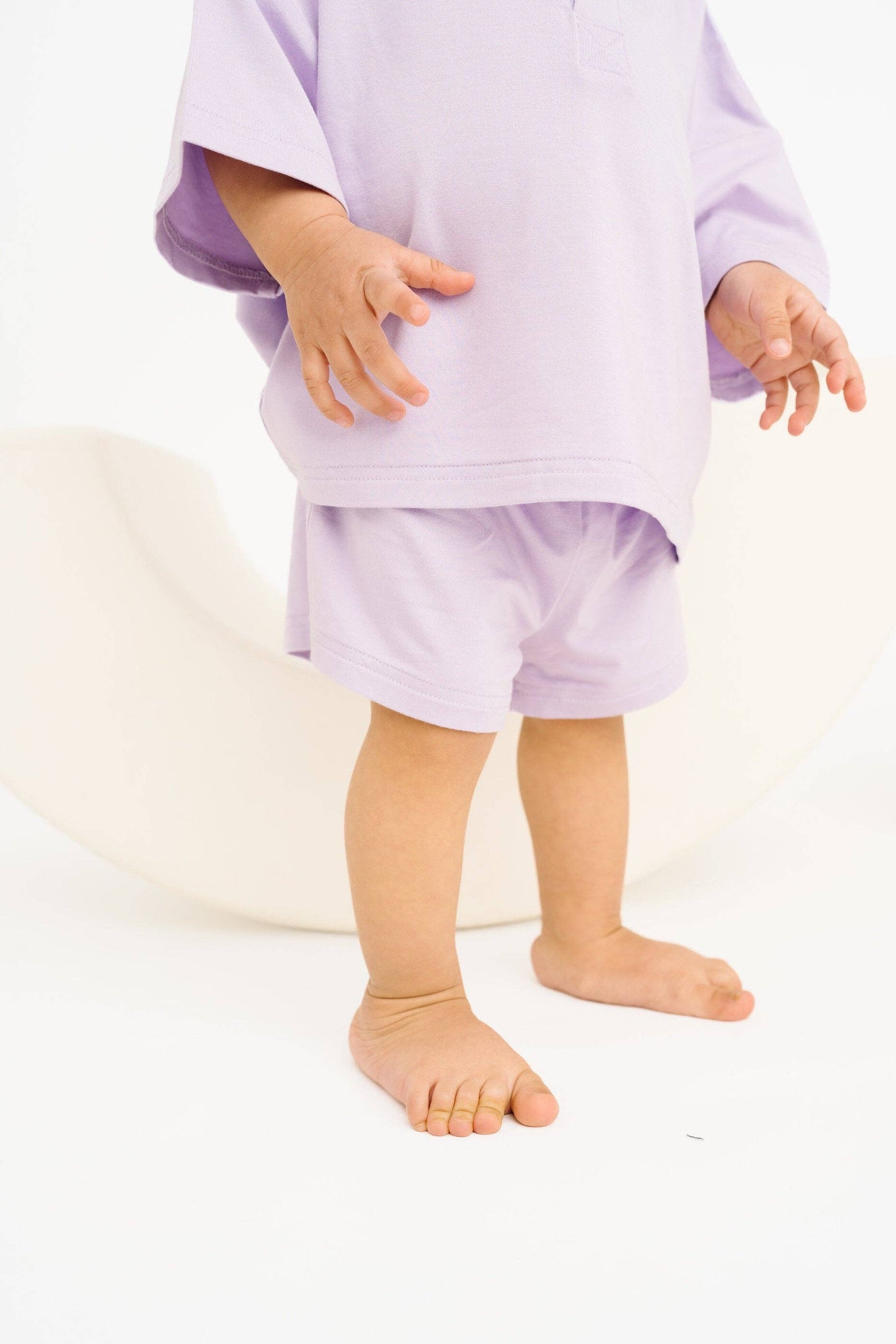Lilac Bamboo Button Slouchy Set