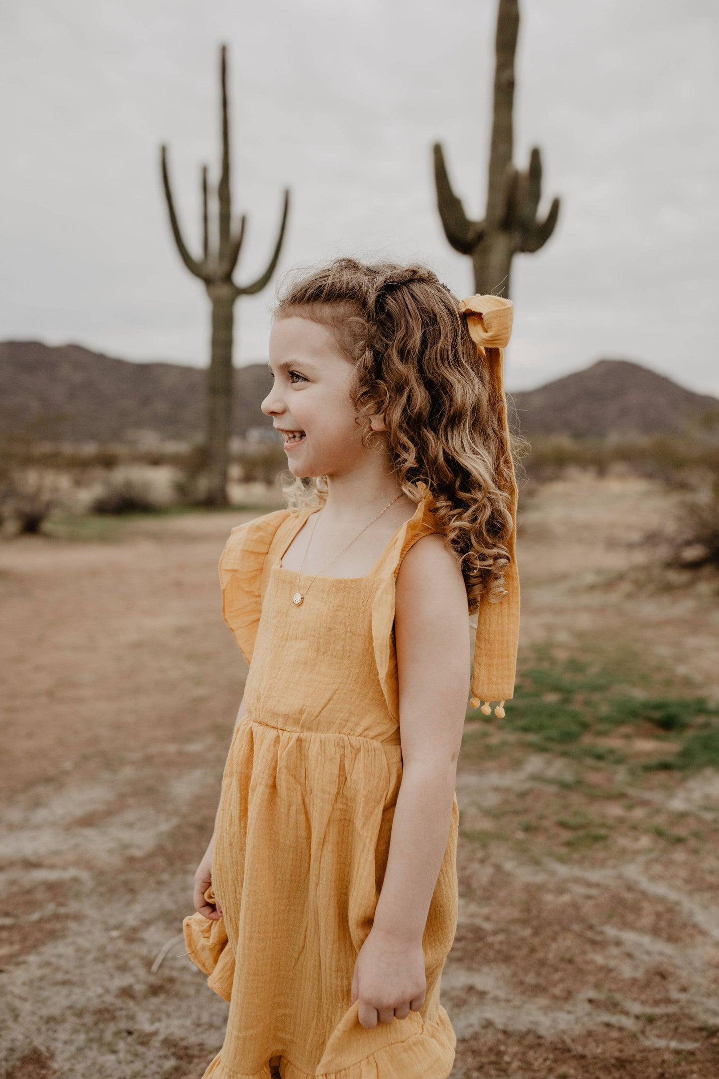 Yellow Ruffled Dress