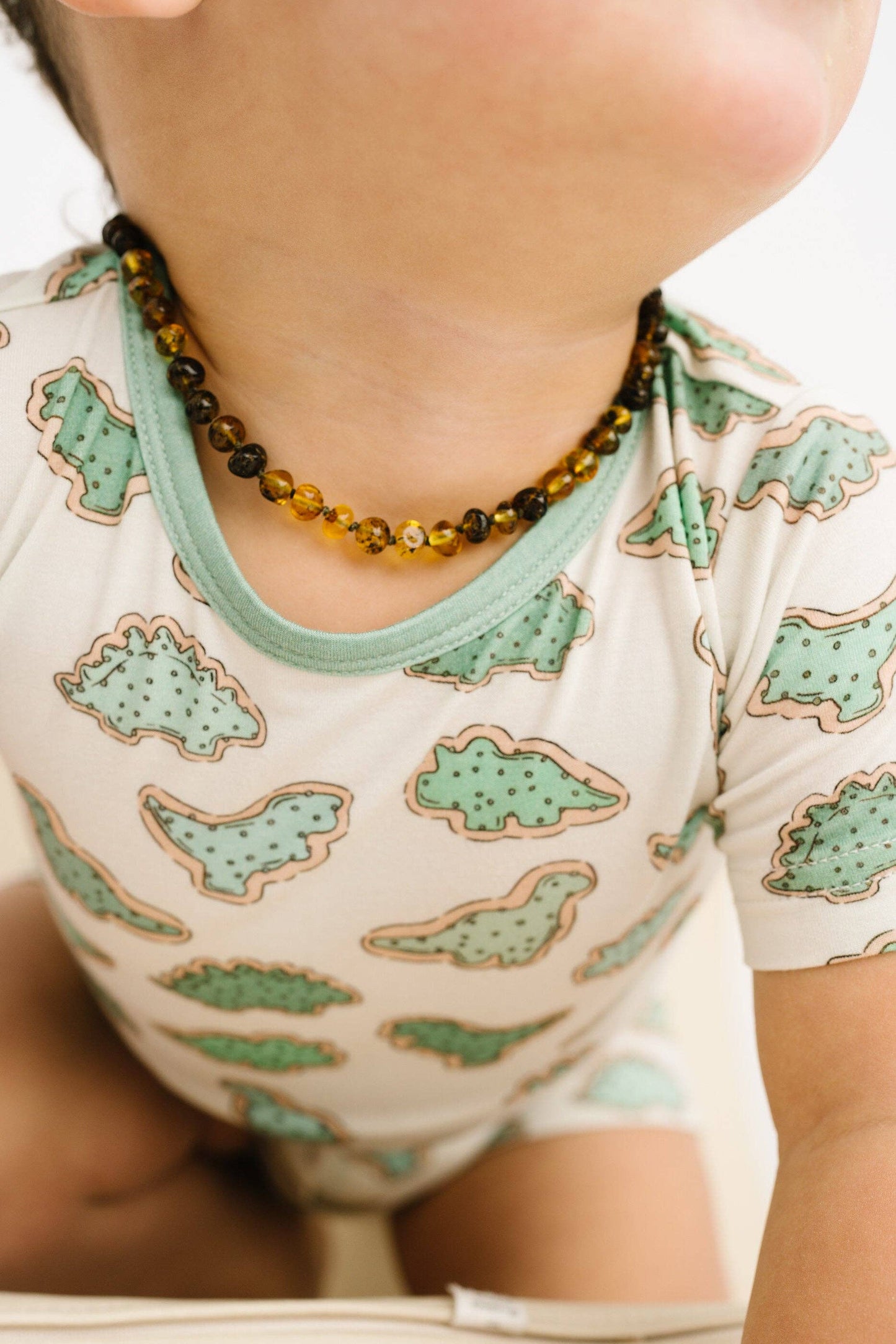 Dino Cookie Bamboo Shorts Set