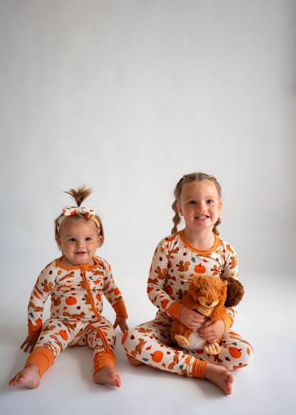 Pumpkin Patch Pals Two Piece Bamboo Pajama