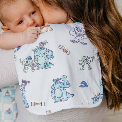 3 Pack Premium Burp Cloths - Monsters, Inc. Medley