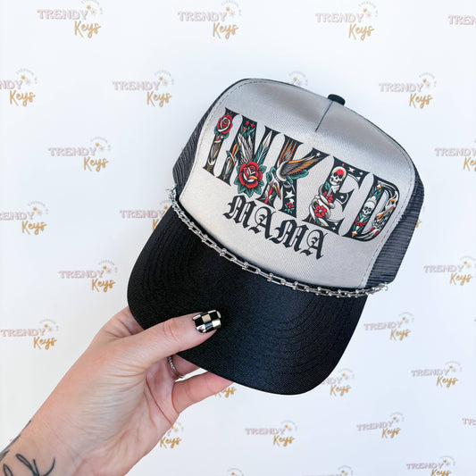 Inked Mama Graphic Print Trucker Hat