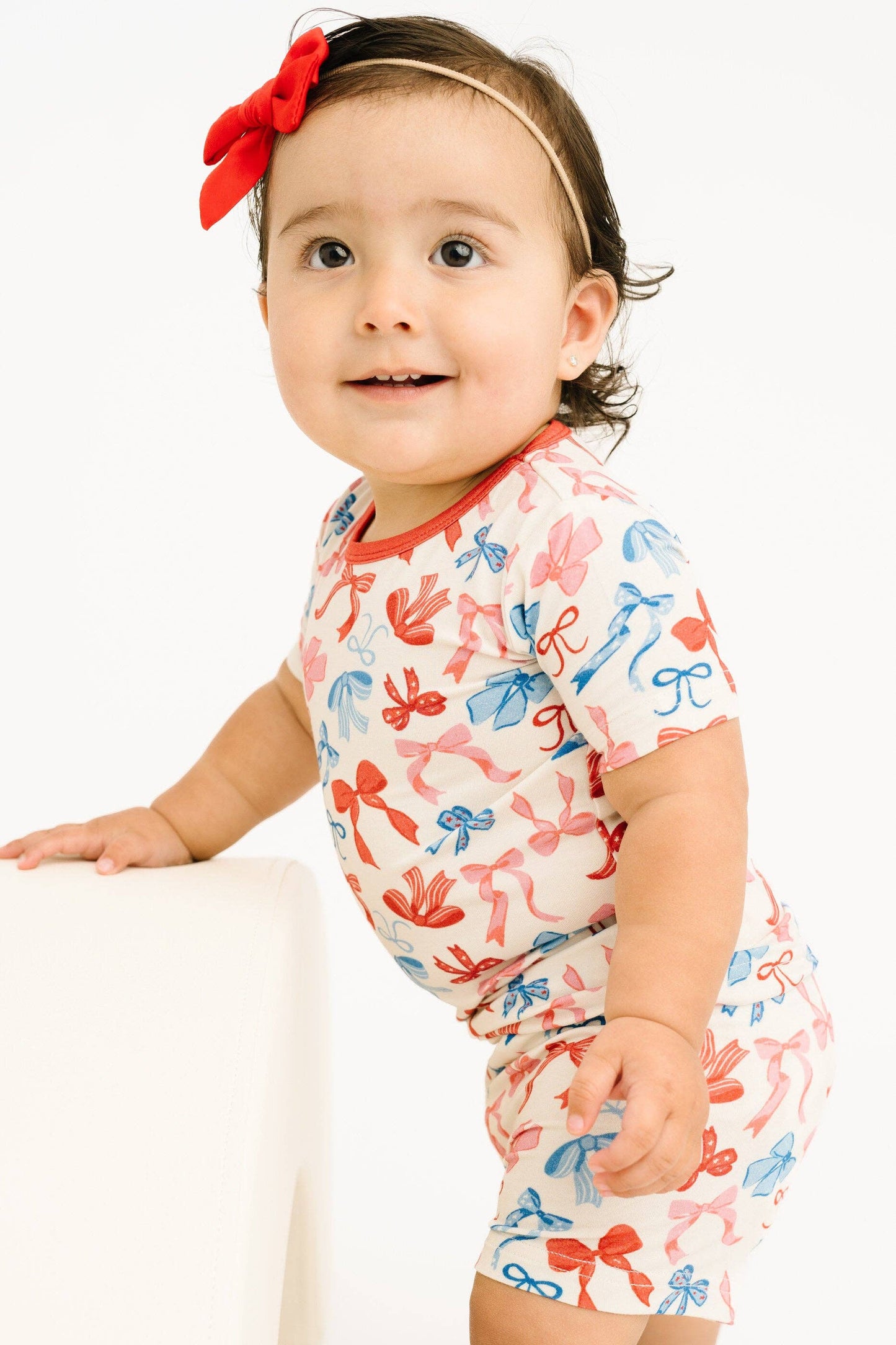 USA Bows Bamboo Shorts Set