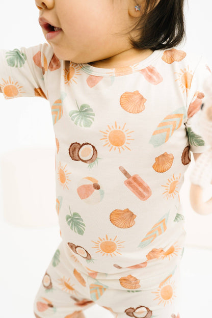 Seaside Stroll Bamboo Shorts Set