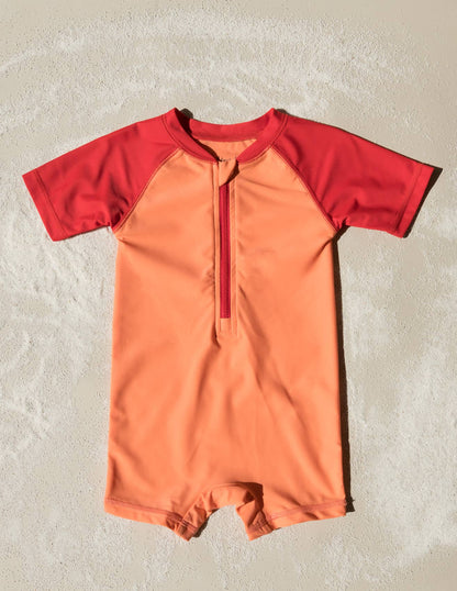 One-Piece Rashguard Swimsuit