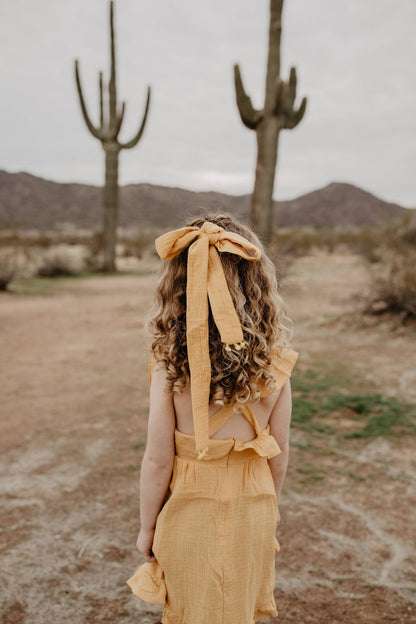 Yellow Ruffled Dress
