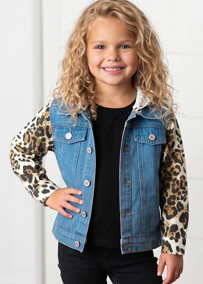 Leopard & Denim Jacket