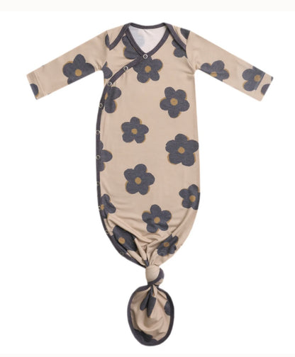 Gemma Newborn Knotted Gown