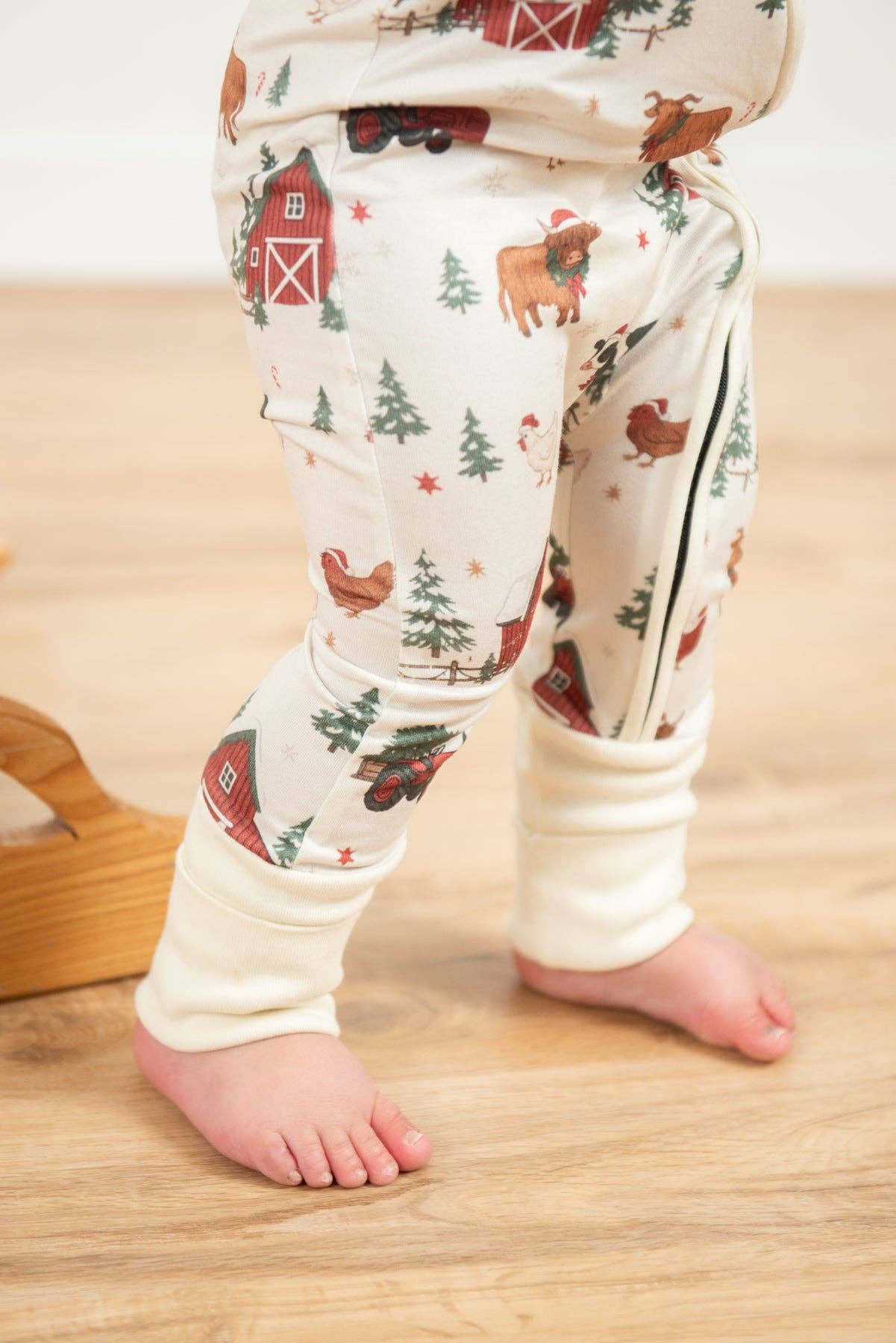 Christmas Barns & Animals Baby Zippy