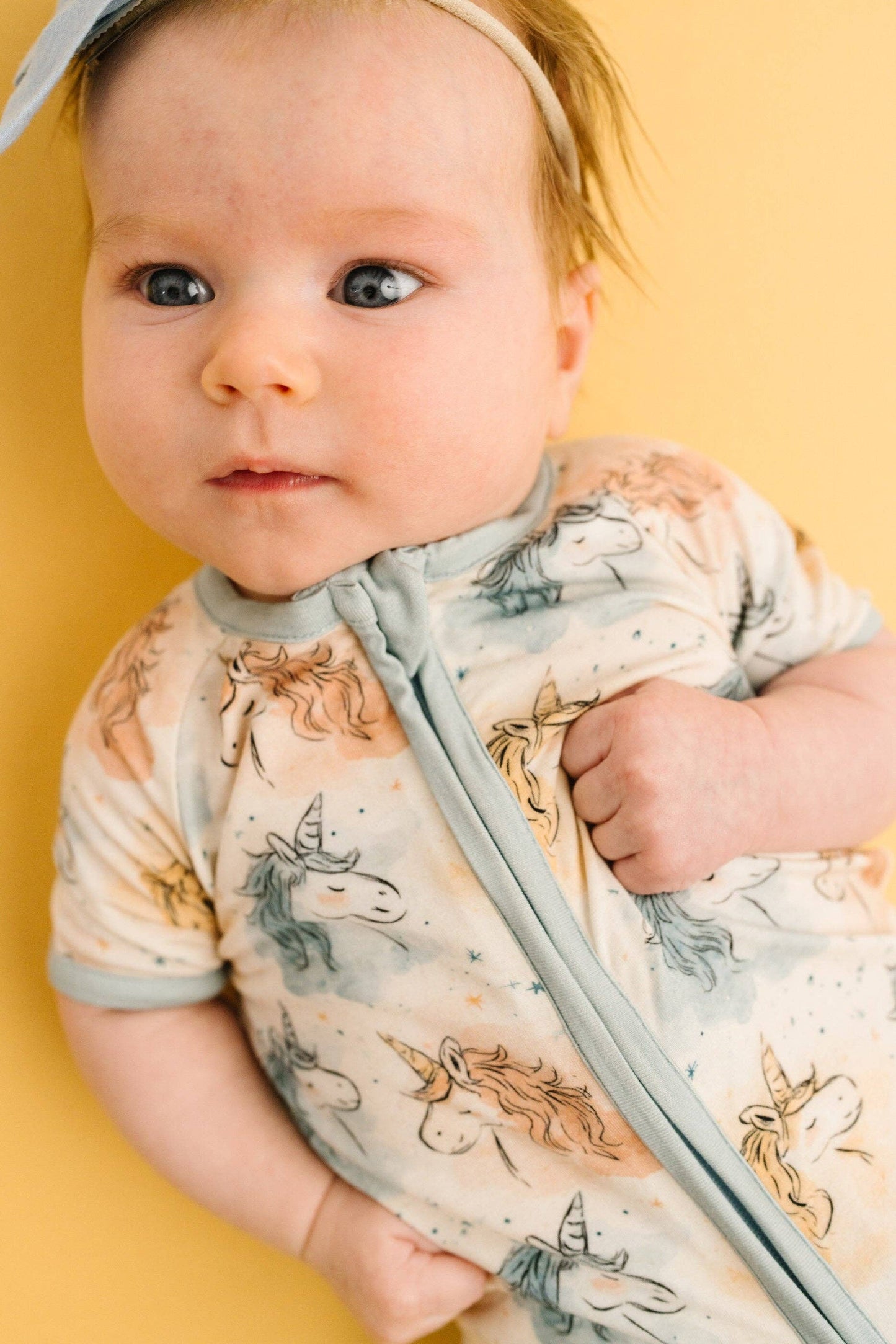 Stardust Unicorn Bamboo Short Romper