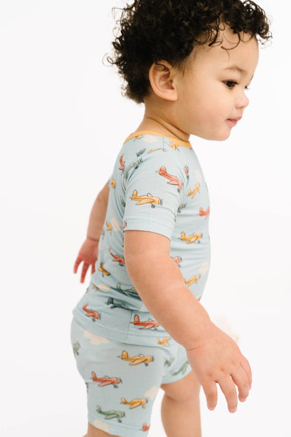 Pilot Pals Bamboo Shorts Set
