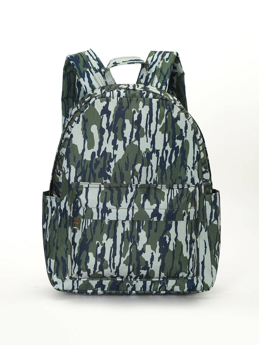 Dark Green Camo Backpack