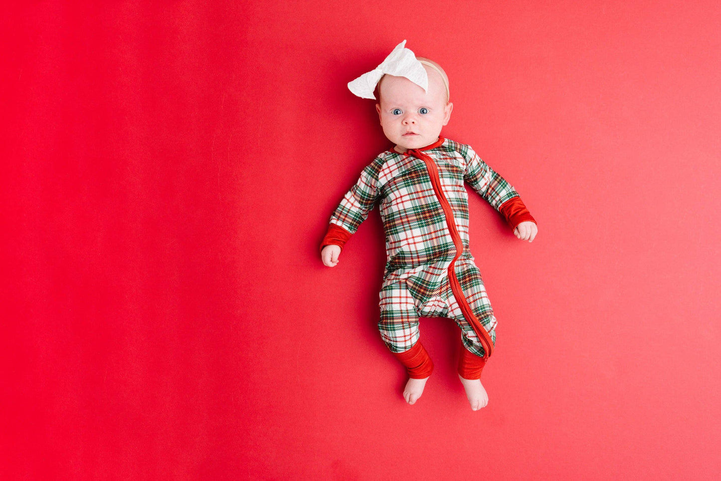 Christmas Plaid Bamboo Sleeper