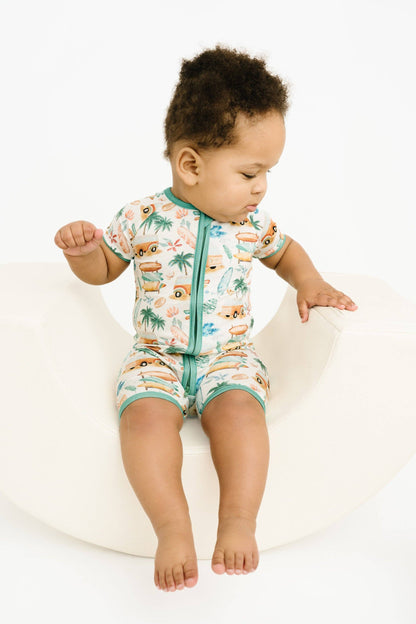 Beach Vacation Bamboo Short Romper