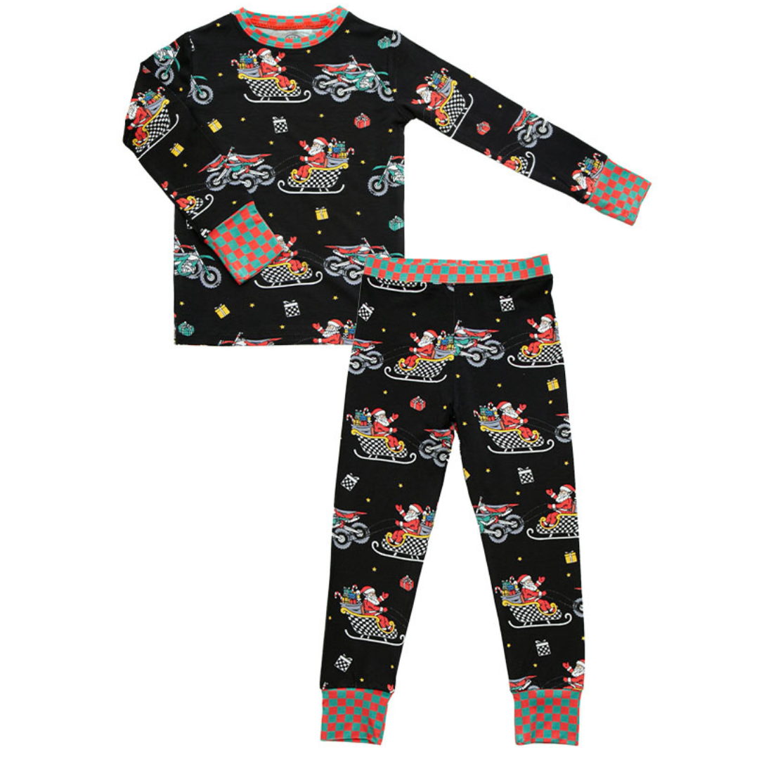 Santas Speedy Sleigh Toddler & Youth Pajamas *PREORDER*