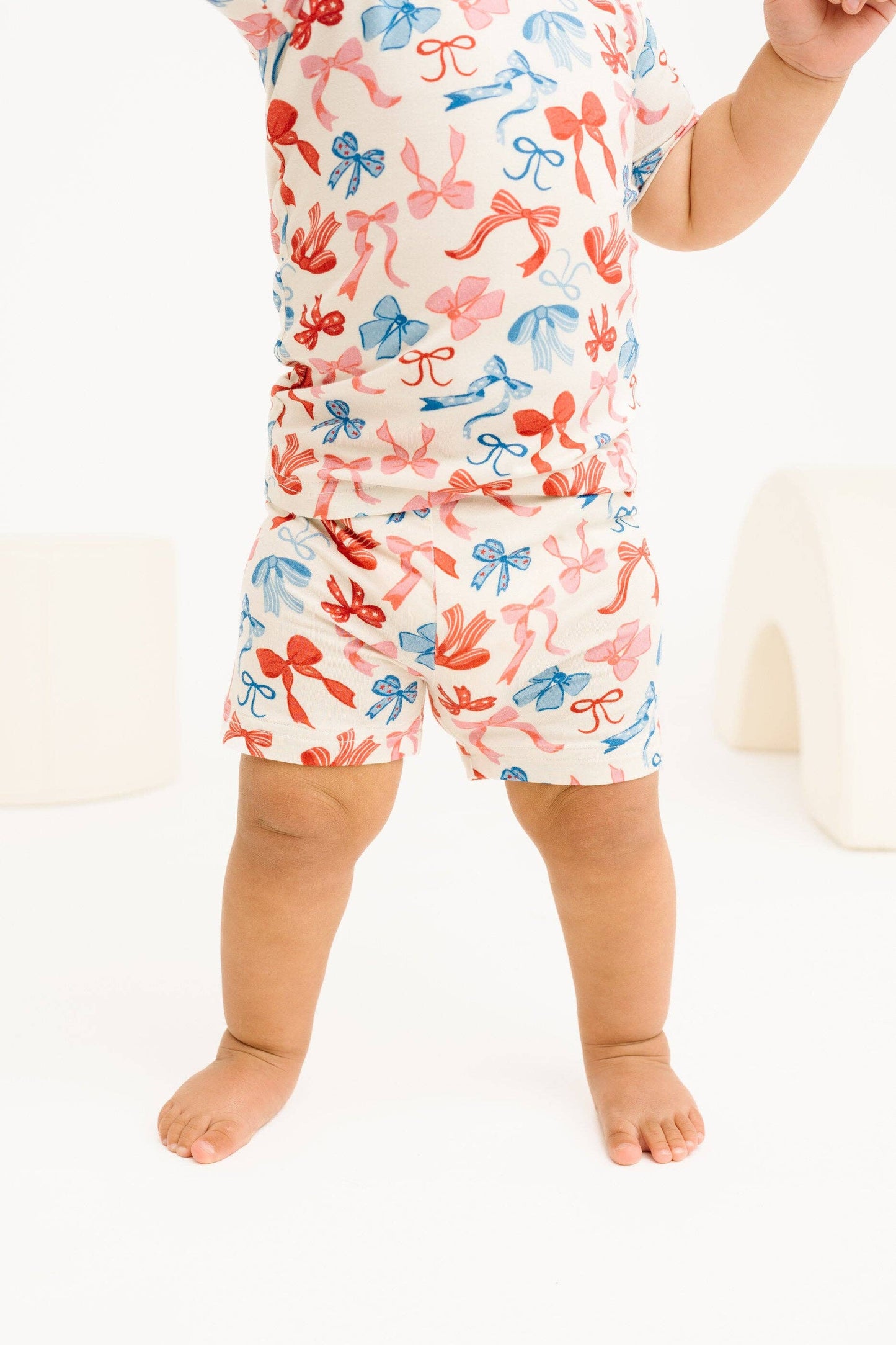 USA Bows Bamboo Shorts Set