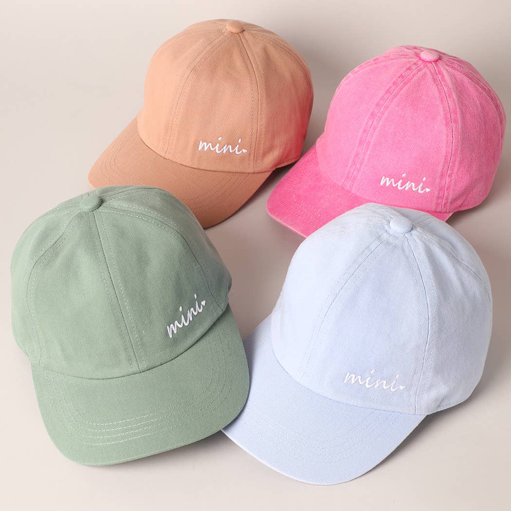 Mini Embroidered Baseball Cap